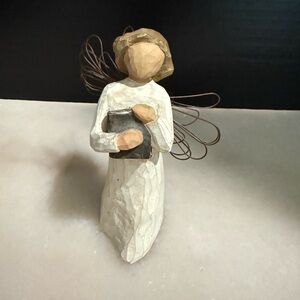 Willow Tree "ANGEL OF LEARNING" Book Read Figurine 4 1/2" Tall Susan Lord